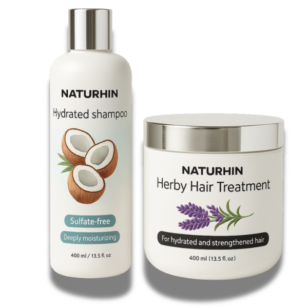 Hydrated Shampoo and Herby Hair Treatment